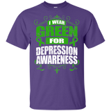 I Wear Green for Depression Awareness! T-shirt