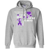 Faith Hope Love...Pancreatic Cancer Awareness Hoodie