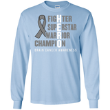 HERO! Brain Cancer Awareness Long Sleeve T-Shirt