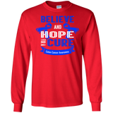 Believe & Hope for a Cure - Colon Cancer Awareness Long Sleeved & Sweater