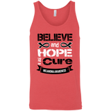 Believe & Hope for a Cure- Melanoma Awareness Tank Top