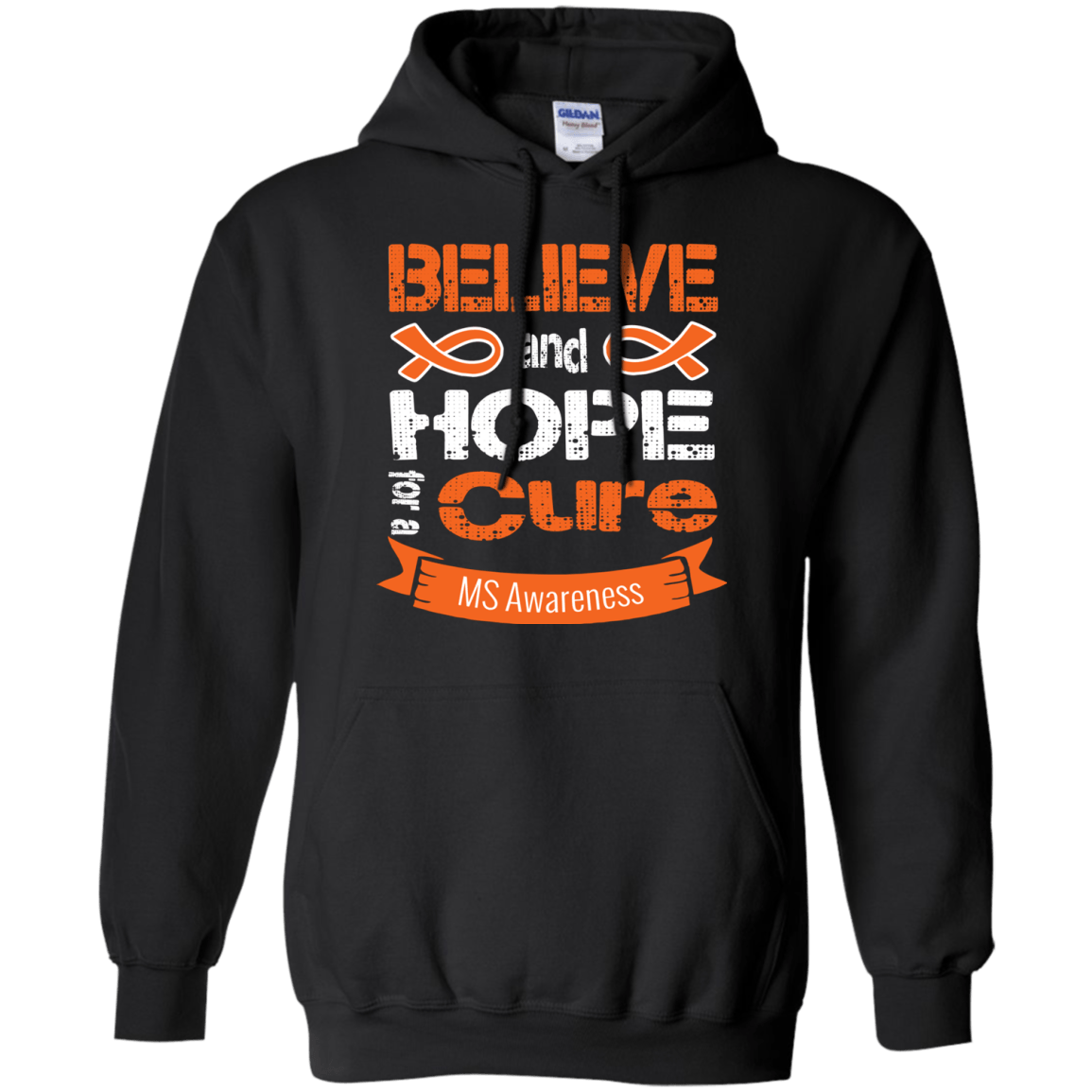 Believe & Hope for a Cure... MS Awareness Hoodie The Awareness Store