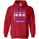 Believe & Hope for A Cure Pancreatic Cancer Awareness Hoodie