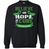 Believe and hope for a cure Cerebral Palsy Awareness Long Sleeve & Sweater