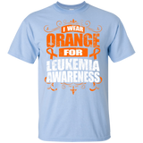 I Wear Orange for Leukemia Awareness! T-shirt