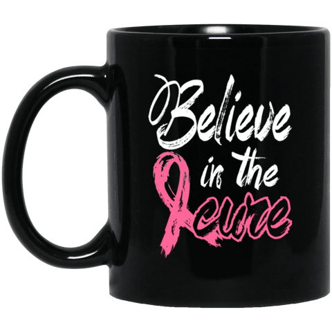 Believe in the cure - Breast Cancer Awareness Mug - The Awareness Store