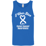 I Wear Blue for Colon Cancer Awareness... Unisex Tank Top
