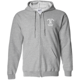 I Wear Gray for Brain Cancer! Zip up Hoodie