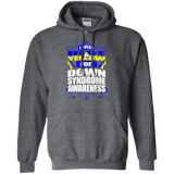 I Wear Blue & Yellow for Down Syndrome Awareness! Hoodie - The Awareness Store