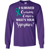 I Survived Ovarian Cancer! Long Sleeve T-Shirt