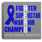 Hero! Colon Cancer Awareness Canvas
