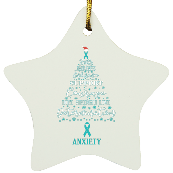 Anxiety Awareness Star Decoration