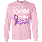 Believe in the cure Cystic Fibrosis Awareness Long Sleeve Collection - The Awareness Store