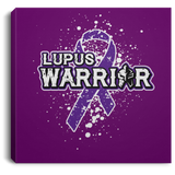Warrior! Lupus Awareness Canvas