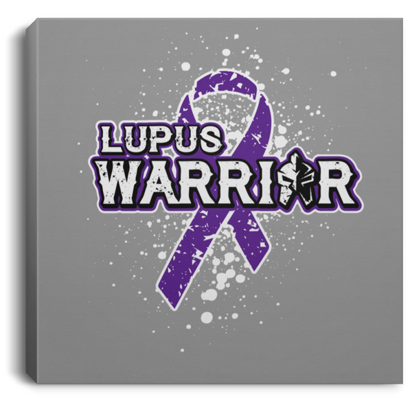 Warrior! Lupus Awareness Canvas