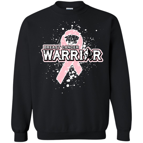 Breast Cancer Warrior! Crewnecks - The Awareness Store