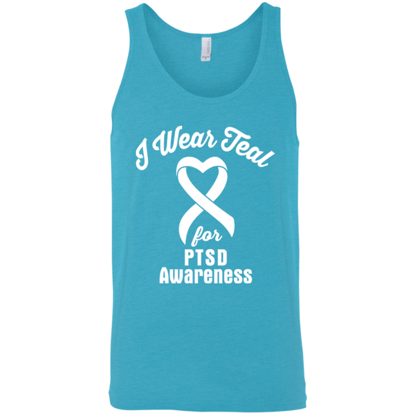 I Wear Teal! PTSD Awareness Tank Top