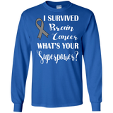 I Survived Brain Cancer! Long Sleeve T-Shirt