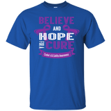 Believe and Hope for a Cure Crohn's & Colitis T-Shirt