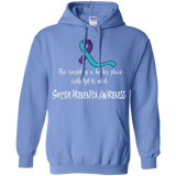 The world is a better place with you! Suicide Awareness Hoodie
