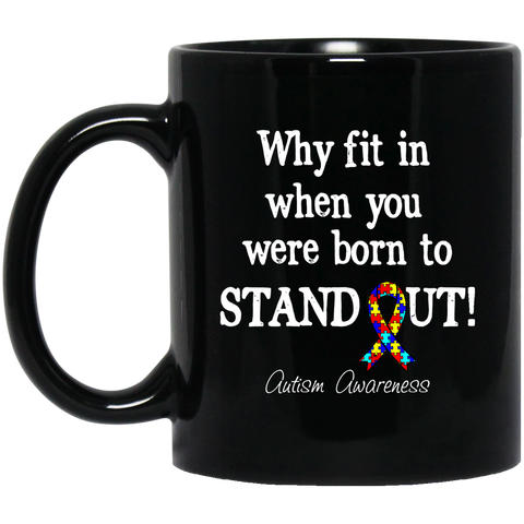 Born to Stand Out! Autism Awareness Mug - The Awareness Store