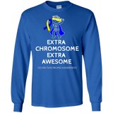 Extra Awesome! Down Syndrome Awareness Long Sleeve T-Shirt