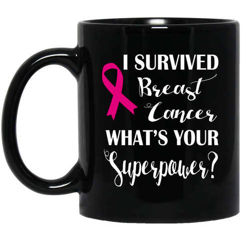I Survived Breast Cancer! Mug - The Awareness Store