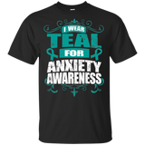 I Wear Teal for Anxiety Awareness! KIDS t-shirt