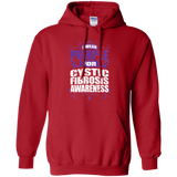 I Wear Purple for Cystic Fibrosis Awareness! Hoodie - The Awareness Store