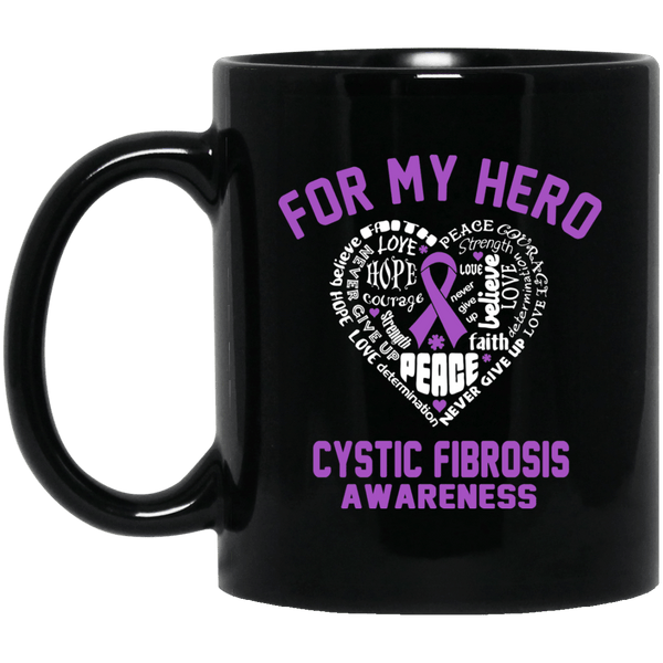 For my Hero Cystic Fibrosis Awareness Mug