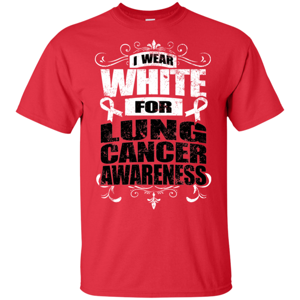 I Wear White for Lung Cancer Awareness! T-shirt