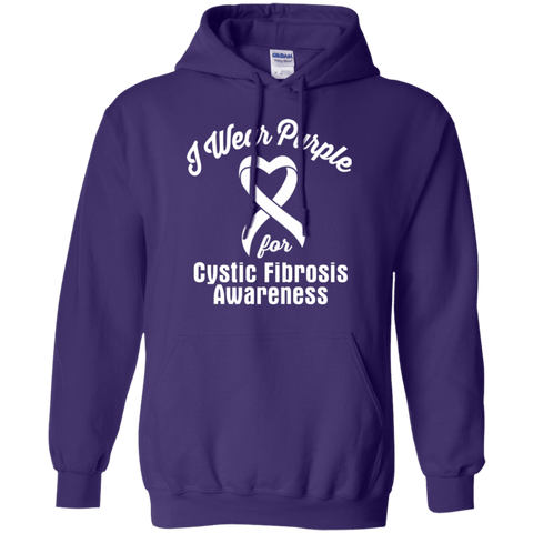 I Wear Purple For Cystic Fibrosis... Hoodie