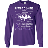 More than meets the Eye! Crohn’s & Colitis Awareness Long Sleeve T-Shirt