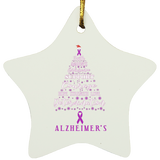 Alzheimer's Awareness Star Decoration