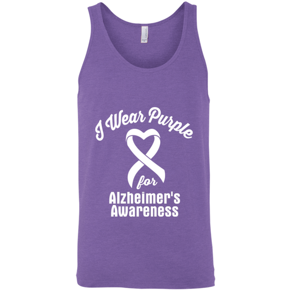 I wear Purple for Alzheimer's Awareness! Tank Top
