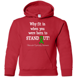 Born to Stand Out! Muscular Dystrophy Awareness KIDS Hoodie