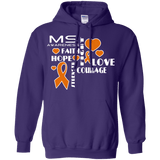 Hope Faith Love Multiple Sclerosis Awareness Hoodie