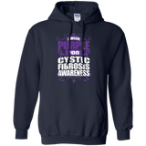 I Wear Purple for Cystic Fibrosis Awareness! Hoodie - The Awareness Store