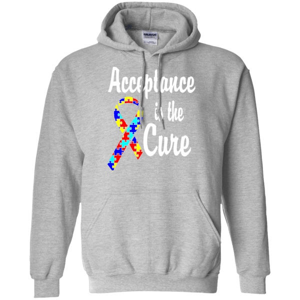 Acceptance is the Cure! Autism Awareness Hoodie
