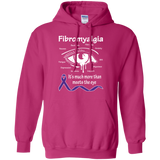 More than meets the Eye! Fibromyalgia Awareness Hoodie