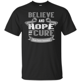 Believe and hope for a cure! Brain Cancer Awareness T-Shirt