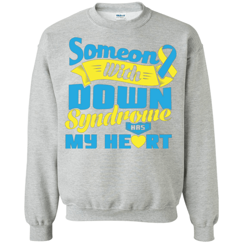 Someone with DS has my Heart... Long Sleeved & Sweater - The Awareness Store