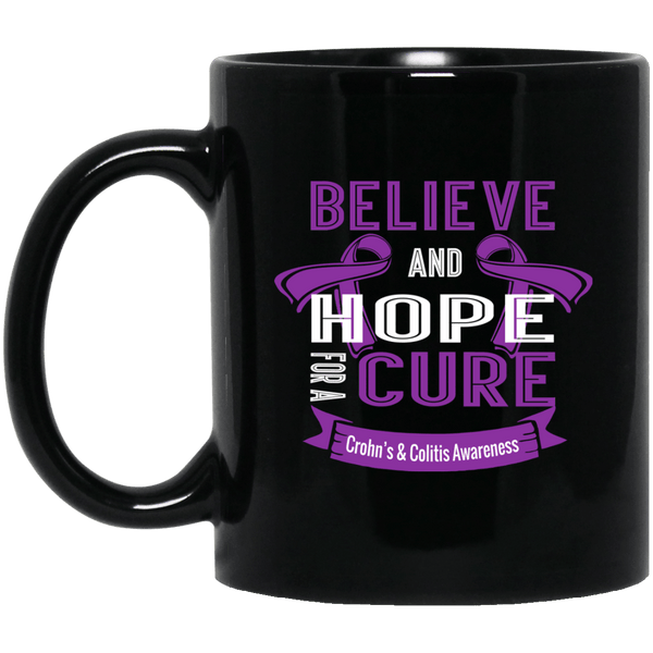 Believe & Hope for a Cure Crohn's & Colitis Awareness Mug
