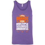 I Wear Orange for MS Awareness! Tank Top - The Awareness Store