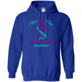I Wear Purple & Teal!! Suicide Prevention Awareness Hoodie