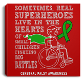 Real Superheroes! Cerebral Palsy Awareness Canvas - The Awareness Store