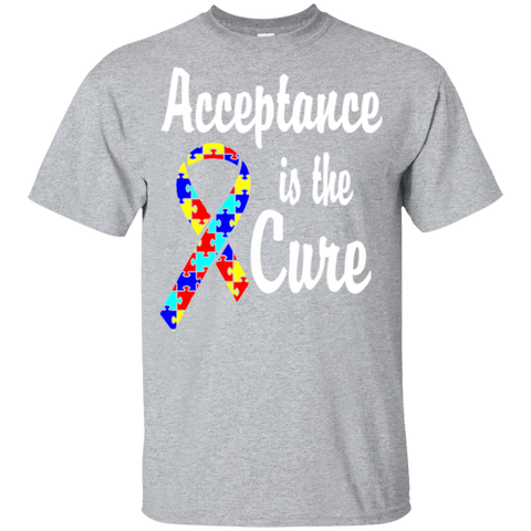 Acceptance is the Cure - Autism Awareness Kids t-shirt - The Awareness Store