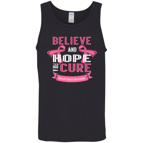Believe & Hope Breast Cancer Awareness Tank - The Awareness Store