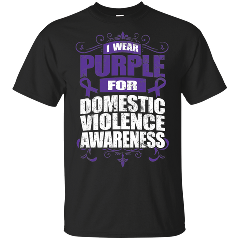 I Wear Purple for Domestic Violence Awareness! T-shirt