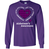 We remember their love! Alzheimer’s Awareness Long Sleeve T-Shirt